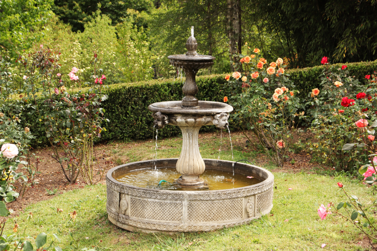 fontaine zen jardin