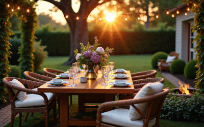 Idées d’aménagement pour prolonger vos soirées au jardin