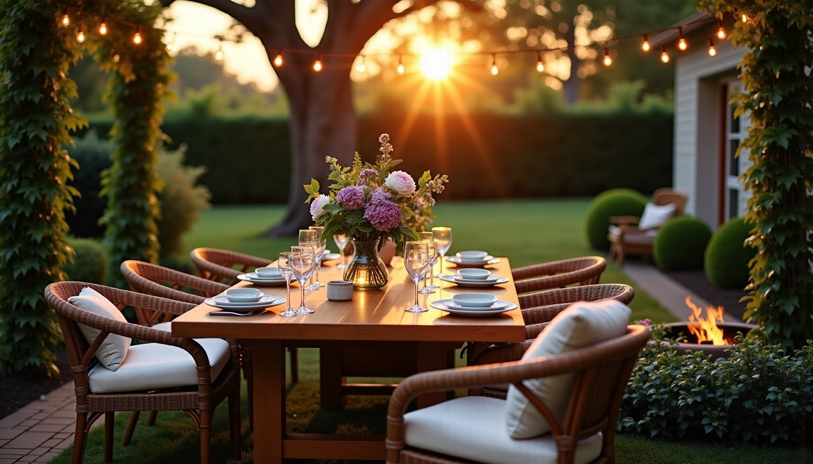 Idées d’aménagement pour prolonger vos soirées au jardin