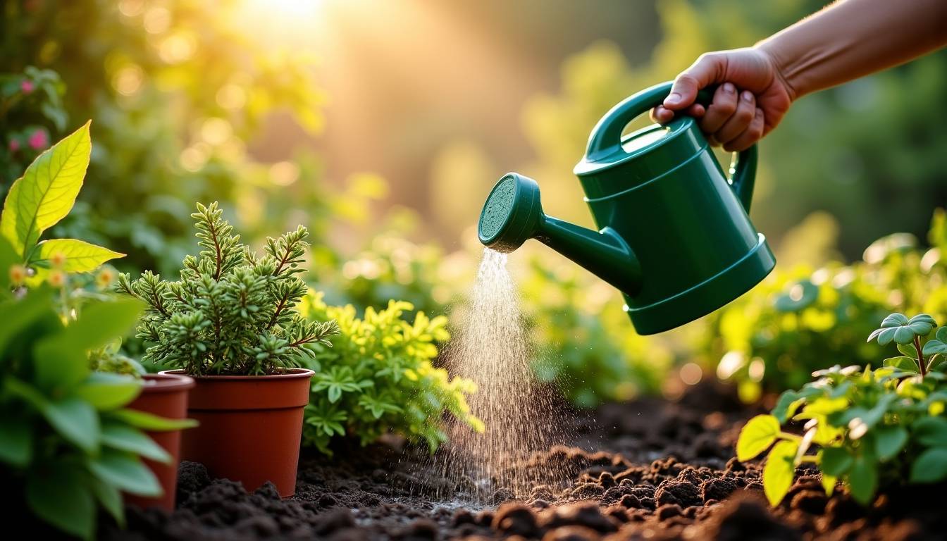Les bases de l’arrosage efficace selon les types de plantes